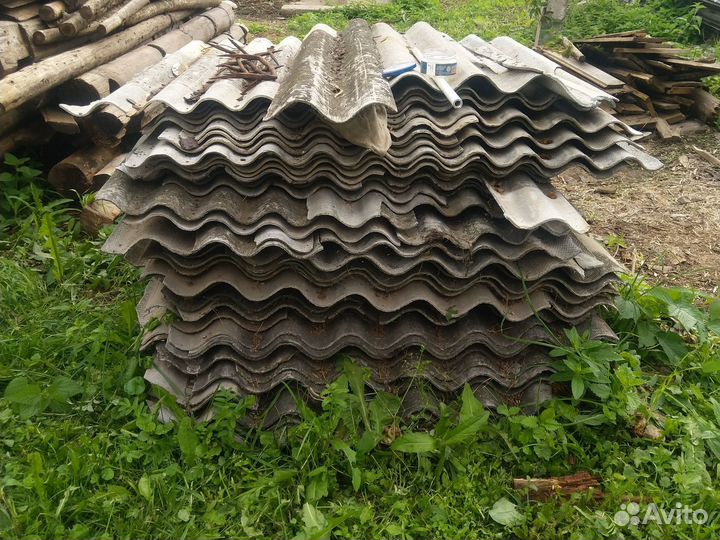 Шифер волновой бу бесплатно