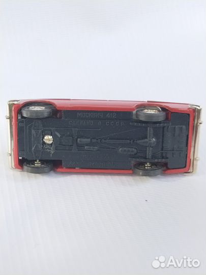 Москвич 412 металл модель (масштаб 1:43) СССР