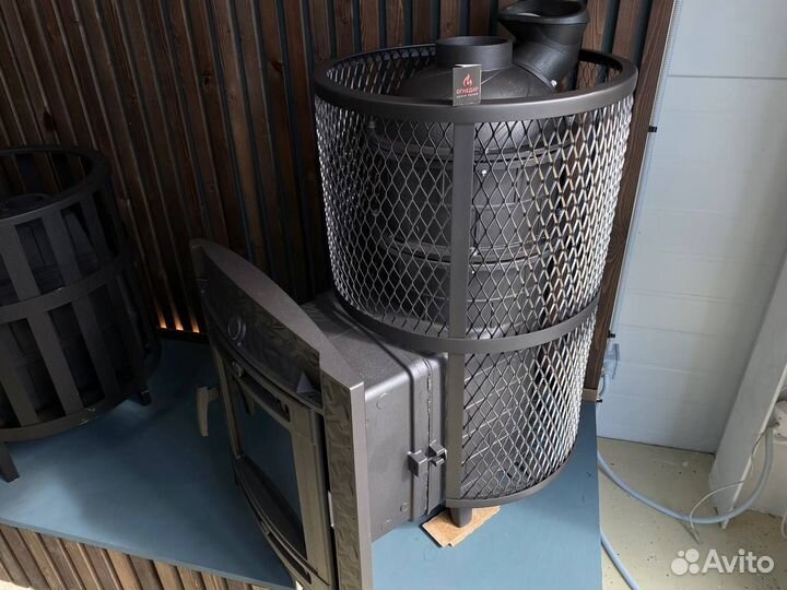 Печь для бани Атмосфера из чугуна