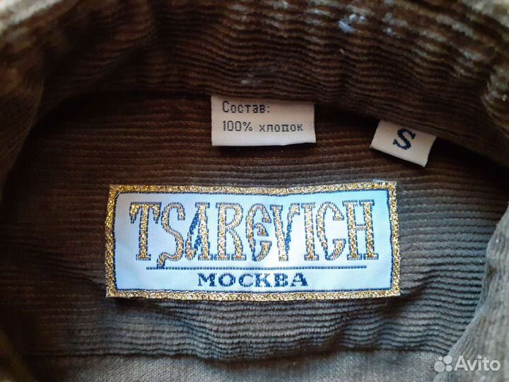 Вельветовая рубашка Tsarevich