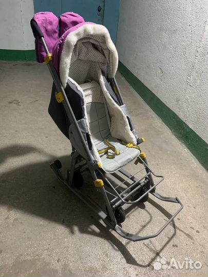 Санки коляска ника 7-2