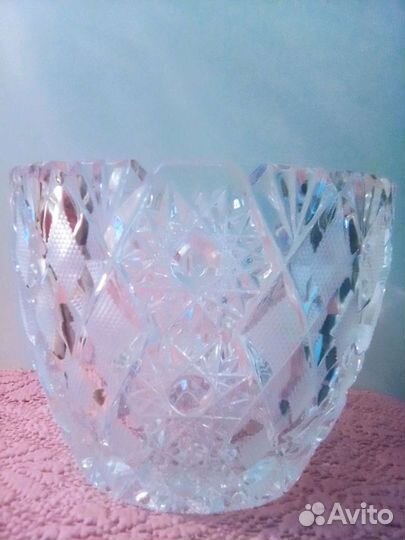 Салатник хрустальный