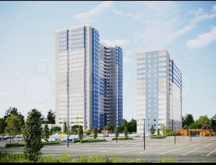 2-к. квартира, 39,2 м², 16/25 эт.