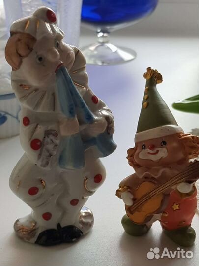 Клоуны фарфоровые