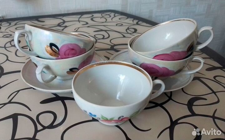 Чайный сервиз дулево, неполный