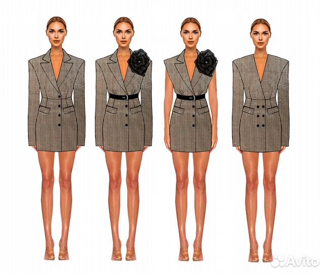 Дизайнер одежды / fashion sketch / пошив коллекций