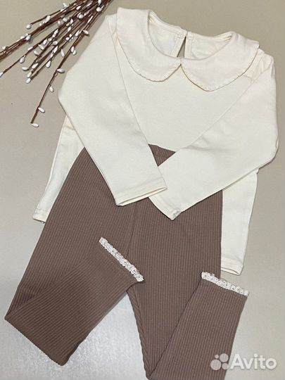 Блузка детская с воротником