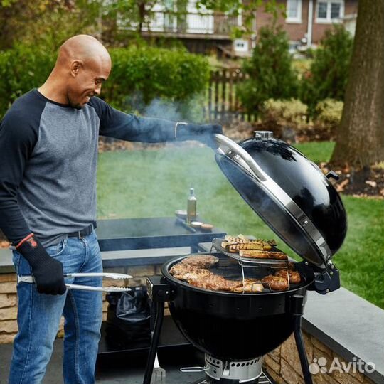 Угольный гриль weber summit kamado E6 черный