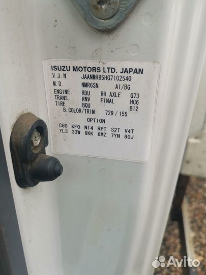 Isuzu ELF (N-series) изотермический, 2016