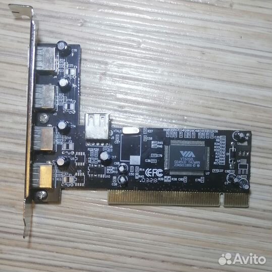 Usb контроллер pci Via