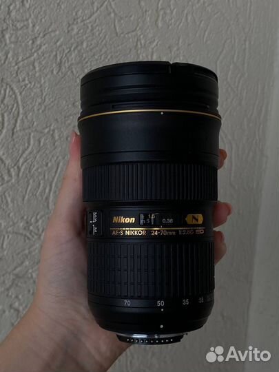 Объектив AF-S nikkor 24-70mm f/2.8G ED