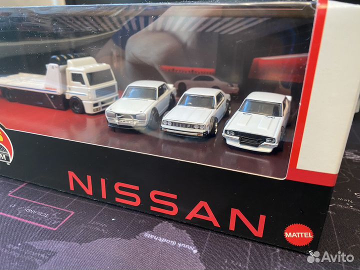 Hot wheels premium Диорама Nissan