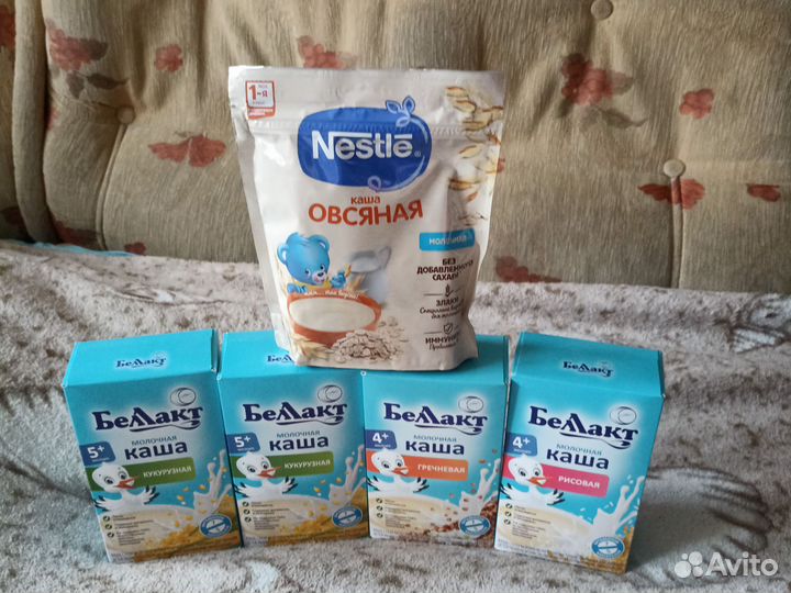 Детские каши молочные