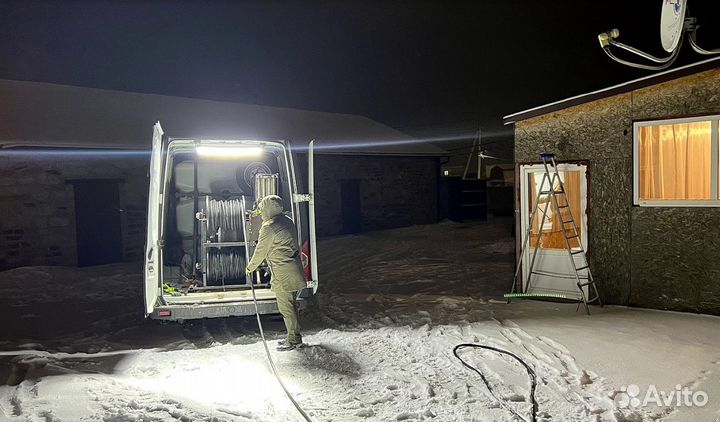 Прочистка канализационных труб