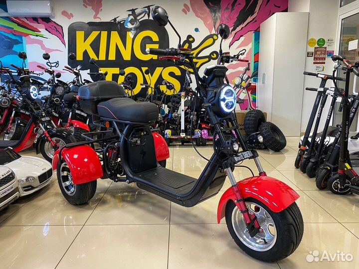 Электроскутер WS-PRO Trike+ 3000W 21Ah New 2021