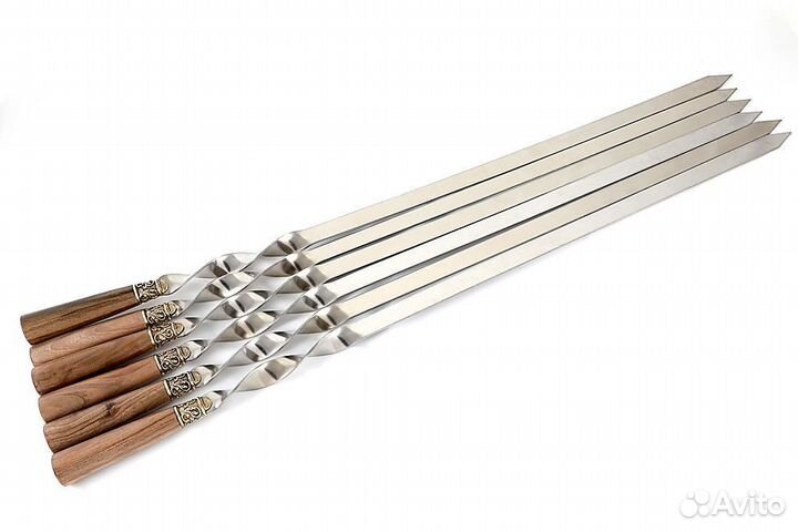 Шампур для люля кебаб Орех 50 см