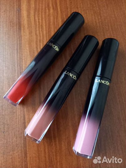 Помады lancome, dior, givenchy, clinique