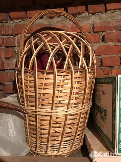 Корзины плетёные большие