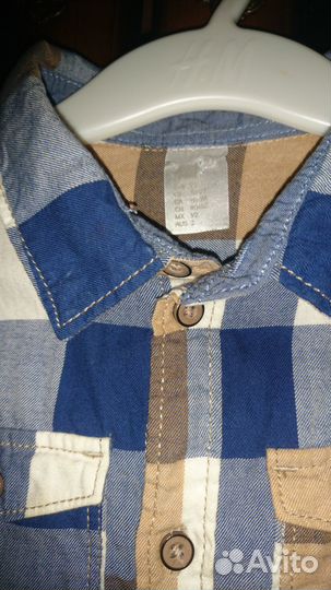 Рубашка для мальчика H&M 92р