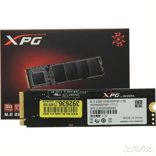 Adata XPG SX6000 Pro M.2 2280 1 тб