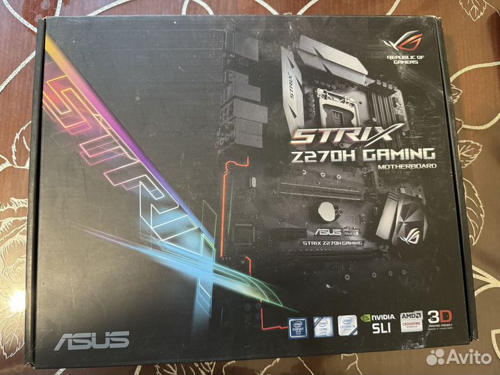 I7 7700K комплект, мать, проц, озу, сжо, 2 SSD