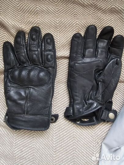 Перчатки для мотоцикла кожаные