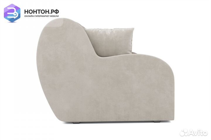 Диван аккордеон Барон вельвет бежевый