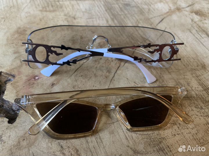 Солнцезащитные очки трендовые женские y2k