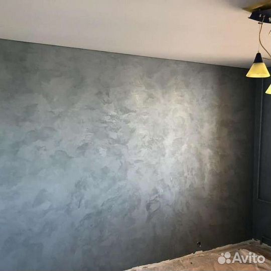 Декоративная штукатурка, покраска :шёлк
