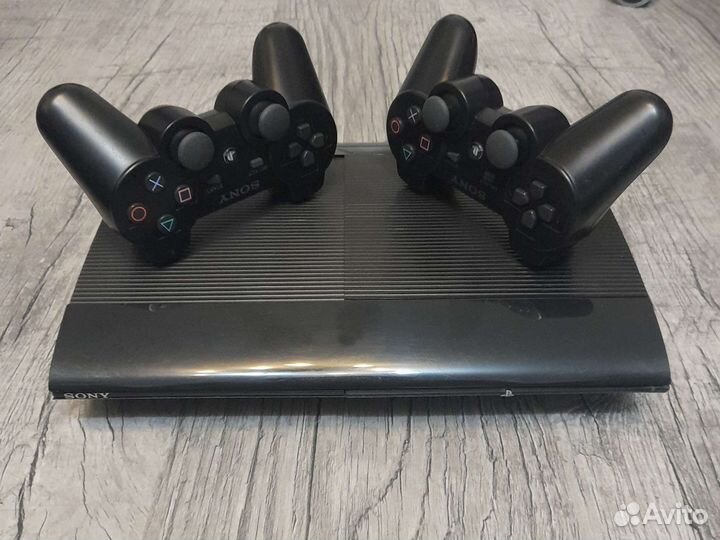 Sony playstation 3 super slim 500gb прошитая 40игр