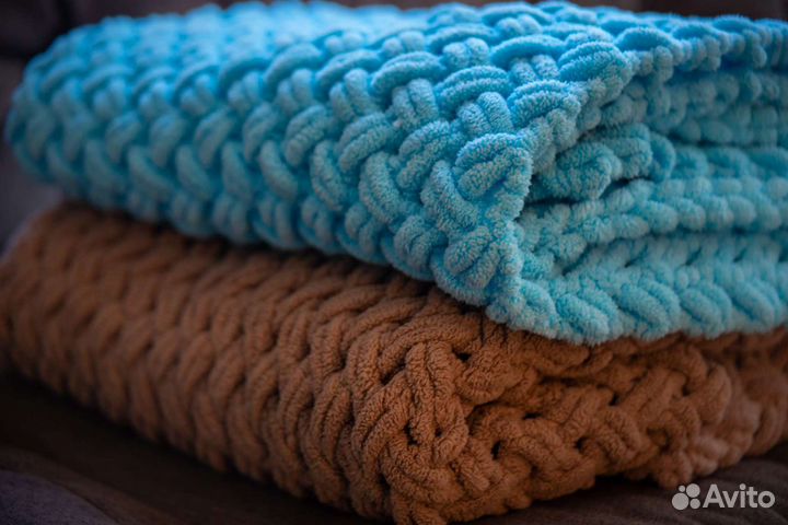 Детский плед из Ализе пуффи