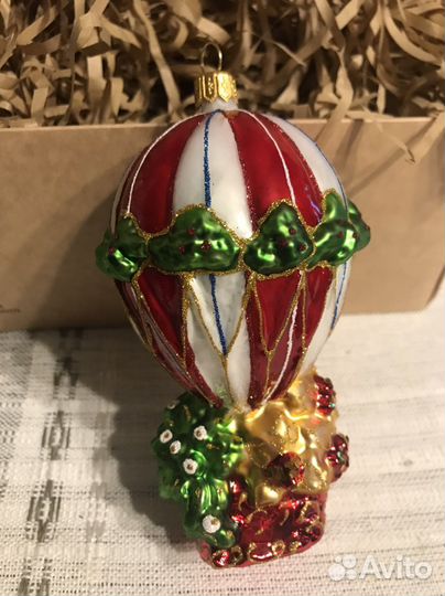 Елочная игрушка воздушный шар