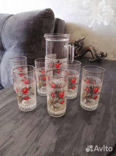 Графин и 6 стаканов