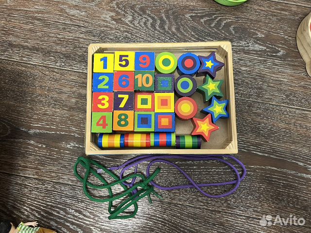 Melissa doug Сшивание бусин