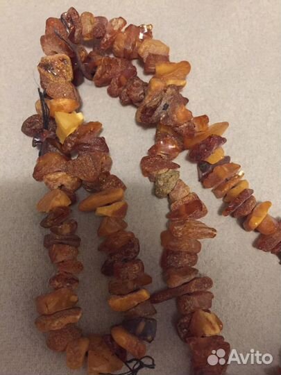 Янтарные бусы СССР