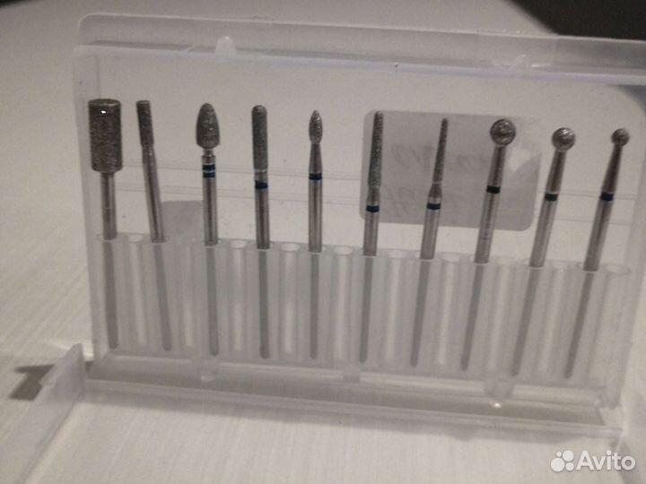 Набор алмазных фрез для аппаратного маникюра