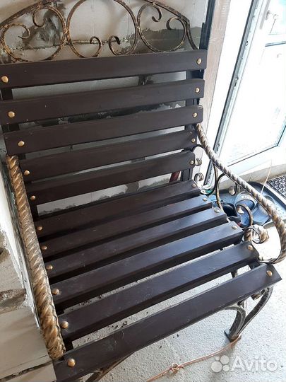 Кресло кованое