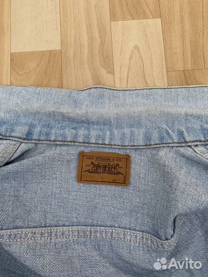 Джинсовая мужская куртка Levi's размер L оригинал