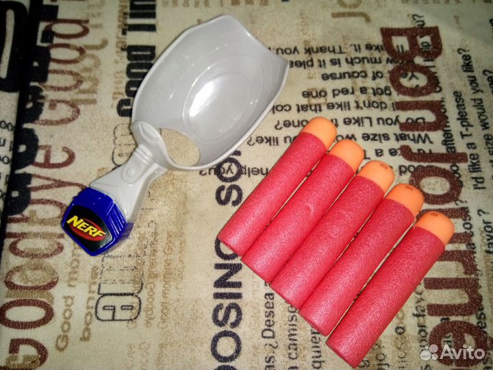 Nerf: бластер, арбалет, пистолеты - 8 шт