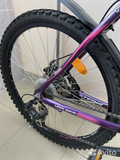 Велосипед горный женский stern+насос+замок