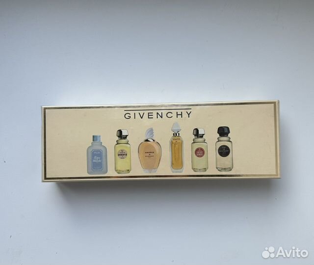 Givenchy набор миниатюр винтаж слюда