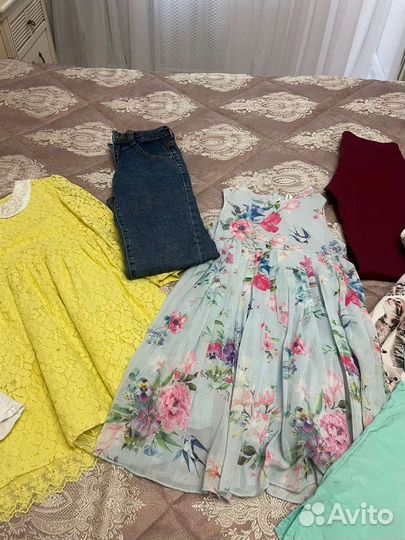 Пакет одежды на девочку, рост 128-140