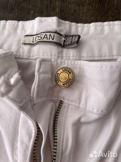 Шорты женские белые