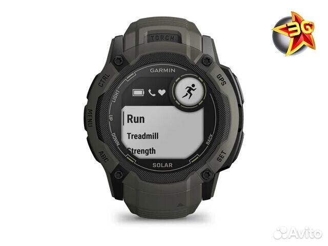 Часы Garmin Instinct 2X Solar Green 010-02805-05