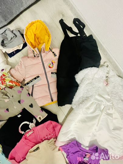 Пакет вещей для девочки 92-98-104