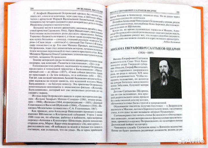 Иванов, Калюжная: 100 великих писателей