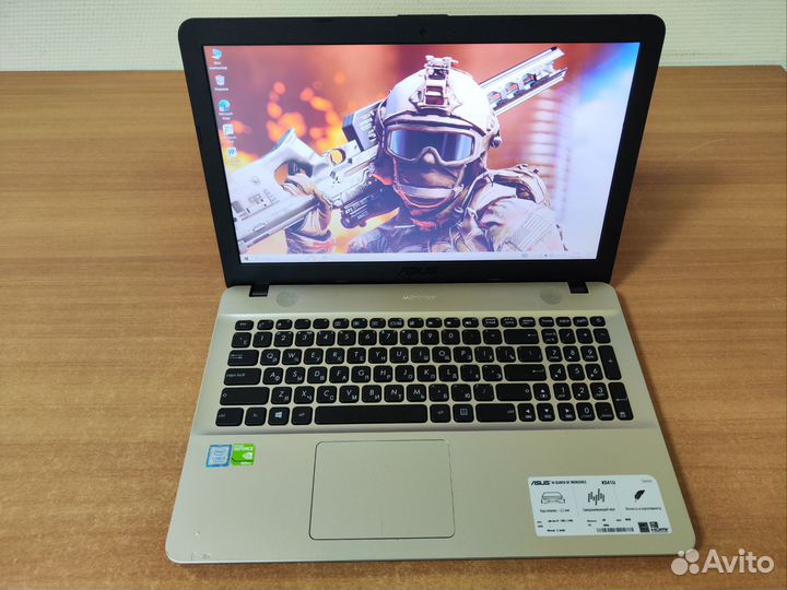 Свежий игровой ноутбук Asus / как новый