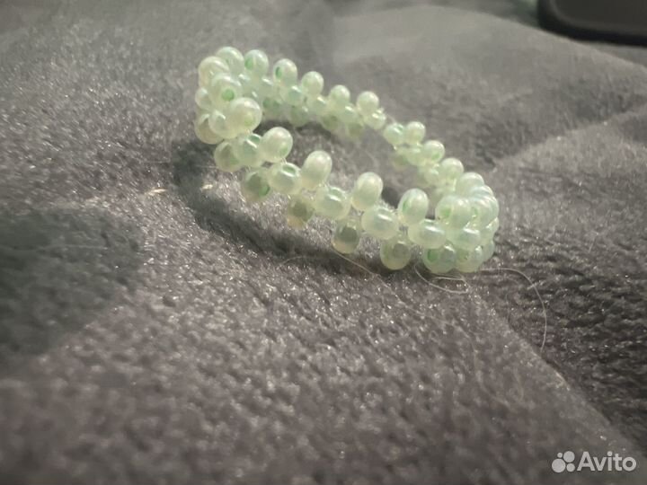 Кольцо из бисера