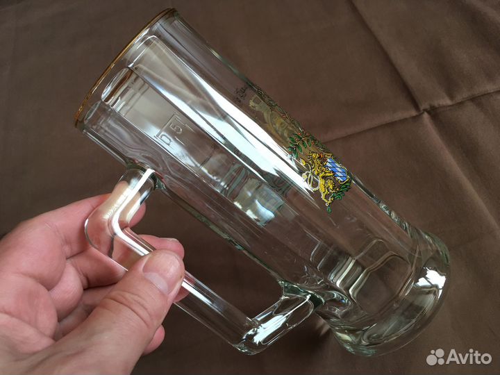 Стеклянная пивная кружка Бавария 500 мл