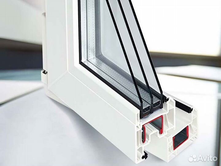 Ремонт окон, стеклопакет шумозащитный RAL8245